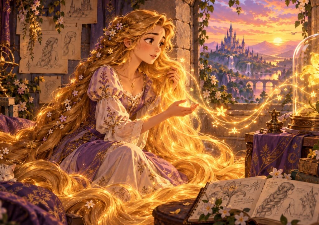 Por que o cabelo da Rapunzel é mágico? Entenda a origem dos poderes