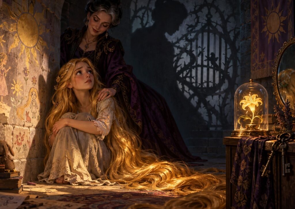 Mamãe Gothel é mãe da Rapunzel? Entenda a verdadeira relação entre as duas