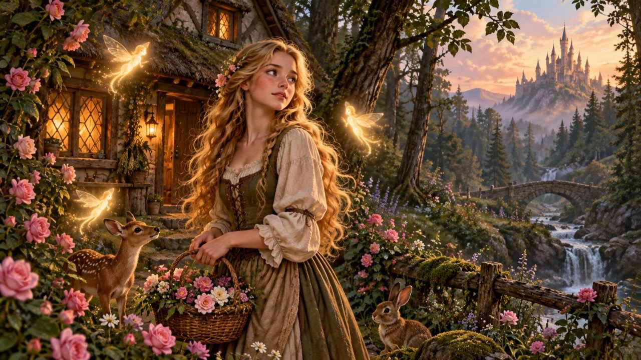 Por que Aurora se chama Rosa na floresta