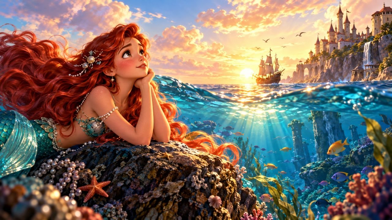 Quantos anos Ariel tinha em A Pequena Sereia